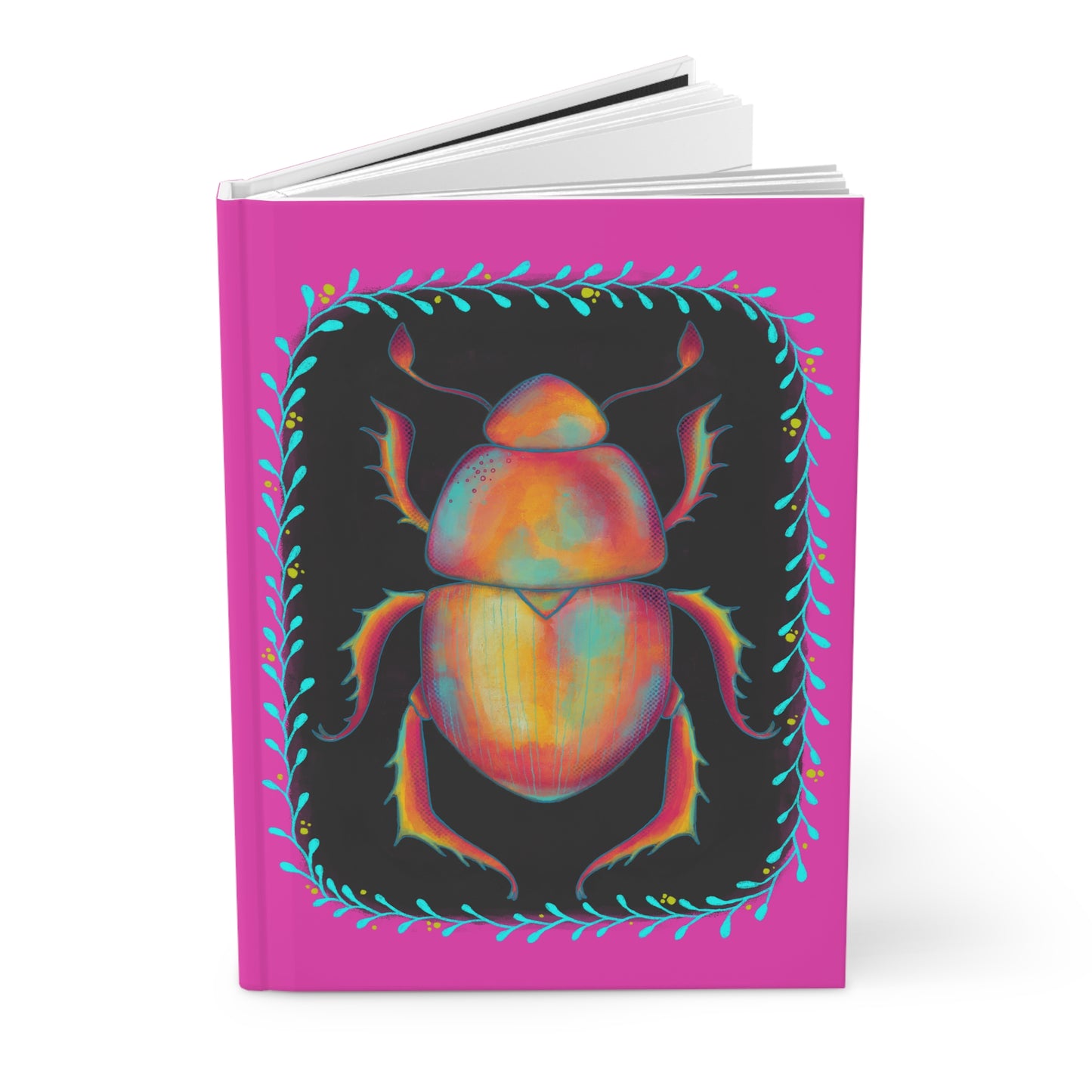 Brilliant Beetle Hardcover Notebook