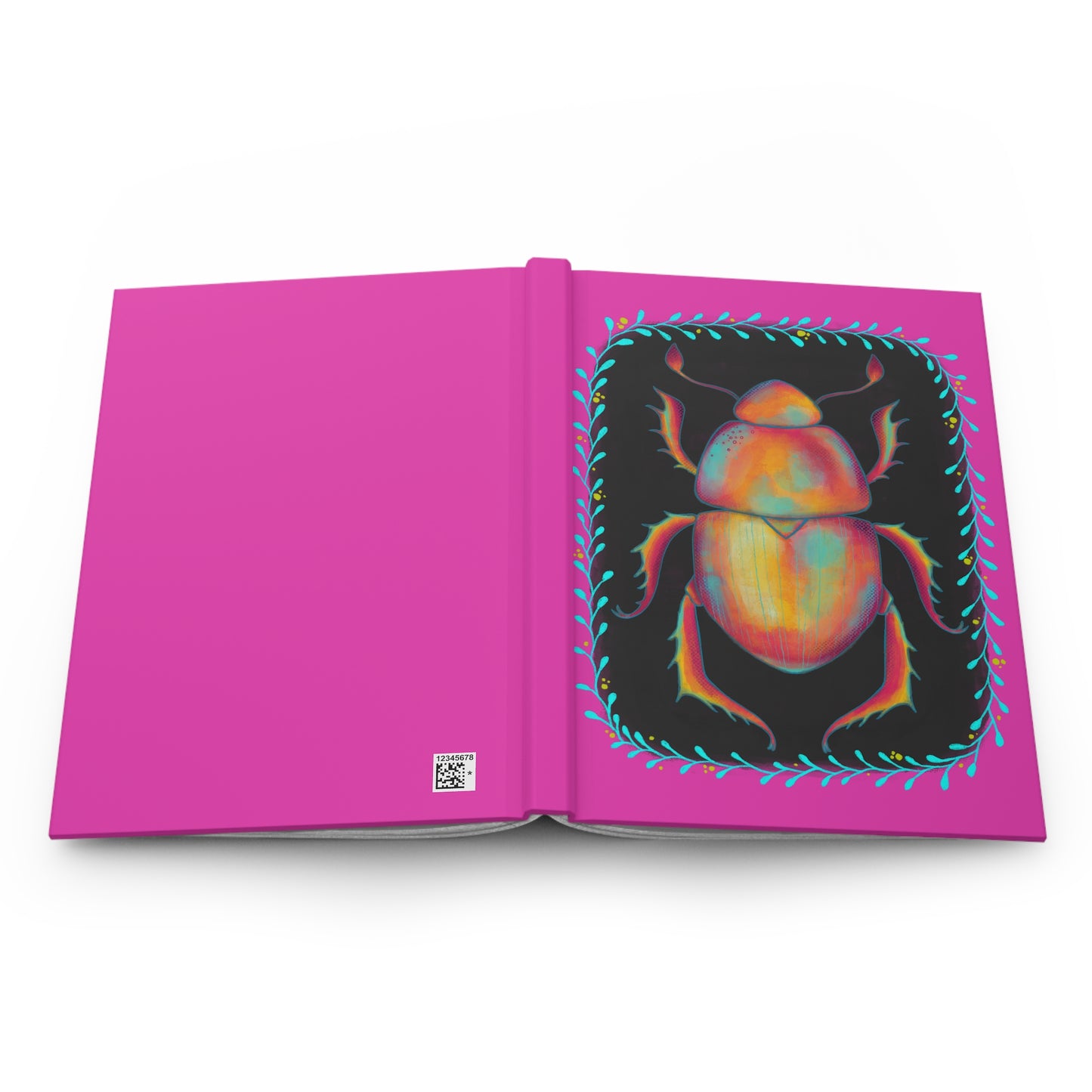 Brilliant Beetle Hardcover Notebook