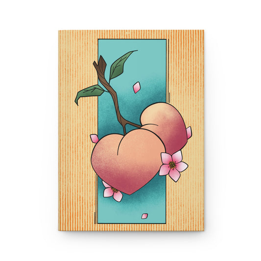 Just Peachy Hardcover Notebook